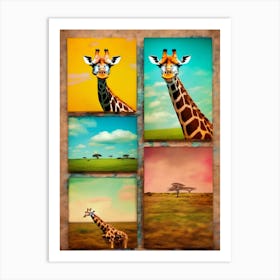 Giraffes Art Print