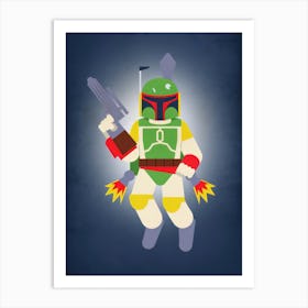 Star Wars Boba Fett 7 Art Print