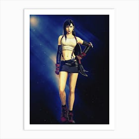 Light Of Heroes ― Tifa Lockhart Final Fantasy 7 Art Print