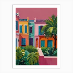 Colorful Houses 2 Art Print