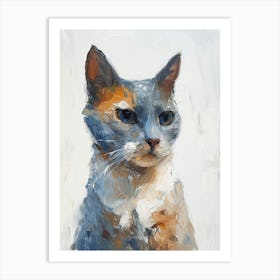 Chartreux Cat Painting 2 Art Print