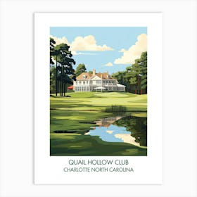 Quail Hollow Club   Charlotte North Carolina 1 Art Print