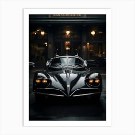 Batman Batmobile 2 Art Print