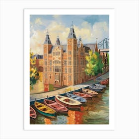 Amsterdam Canals Art Print