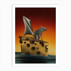 The Tiny Traveler Art Print