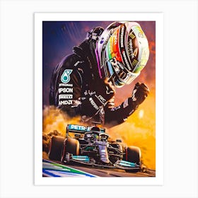 Lewis Hamilton 1 Art Print