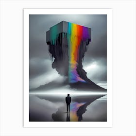 Rainbow Tower 1 Art Print