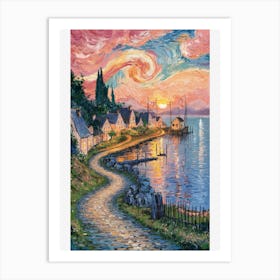 Whispers of the Seaside Art Print