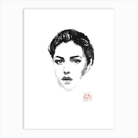Portrait Of Monica Art Print