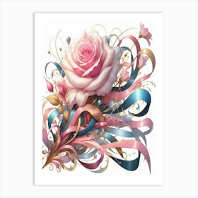 Pink Rose 7 Art Print