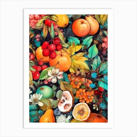 Fruity Wallpaper  nature flora Art Print