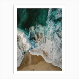 Aerial View Of The Ocean 8 Art Print