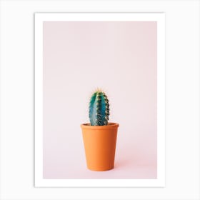 Cactus In A Pot Art Print