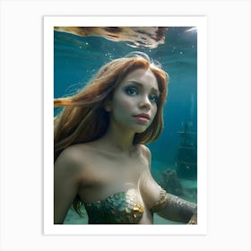 Mermaid-Reimagined 44 Art Print