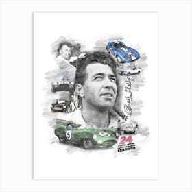 Carroll Shelby 1 Art Print