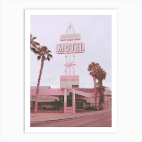 Monterey Motel Art Print