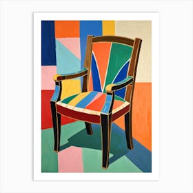 Chair By Person Art Print