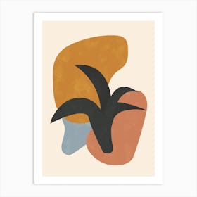 Haworthia Abstract Minimalist Art Art Print