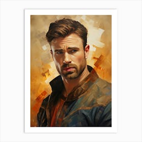 Chris Evans (1) Art Print