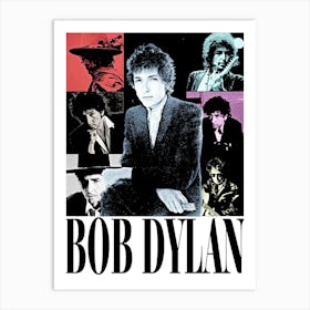 bob dylan music 1 Art Print