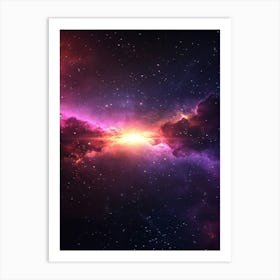 Space Background 13 Art Print