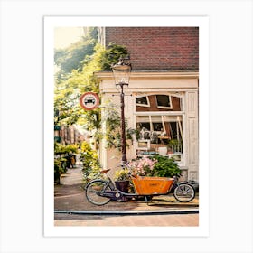 Jordaan District Of Amsterdam, Netherlands Art Print