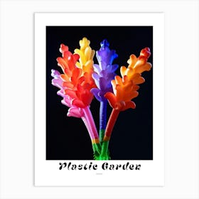 Bright Inflatable Flowers Poster Celosia 1 Art Print