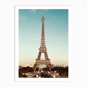 Eiffel Tower In Paris Art Print