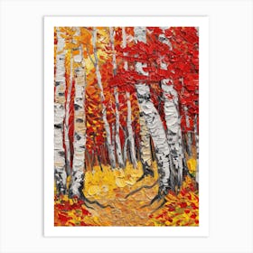 Birch Forest 1 Art Print