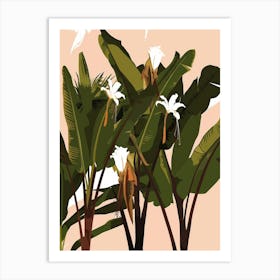 Tropical Flowers 14 Art Print