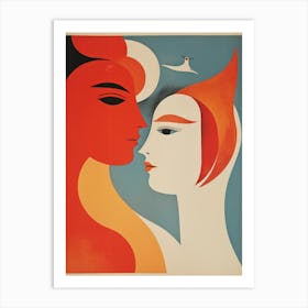 'The Two Faces' Art Print