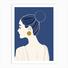 Illustration Of A Woman 27 Art Print