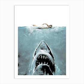 Jaws movie poster 4 Art Print