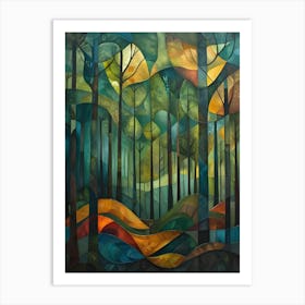 Forest Landscape 1 Art Print