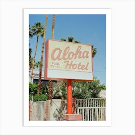 Aloha Hotel on Film Art Print