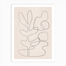 Abstract Line V Art Print