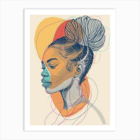 Portrait Of A Woman 117 Art Print