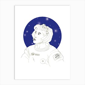 Never An Astronaut Art Print