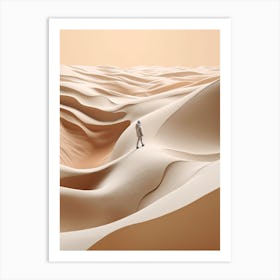 Dune Walking Art Print