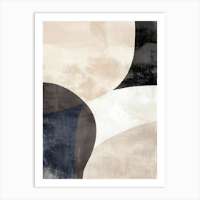 Sand Washed Harmony Minimalist Style Art Print