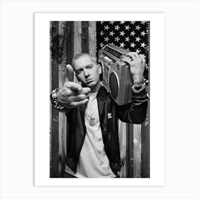 Eminem Music 3 Art Print