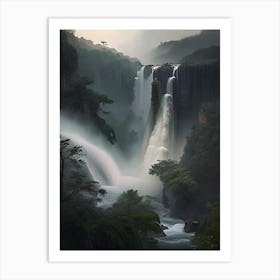 Huangguoshu Waterfall, China Realistic Photograph (3) Art Print