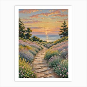 Path To The Sea Art Print