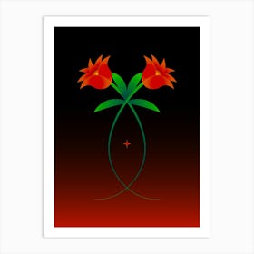 Twin Flame Art Print