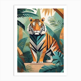 Tiger In The Jungle 9 Art Print