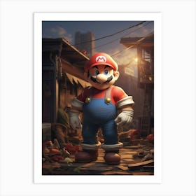 Mario Bros 33 Art Print