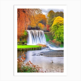 Trent Falls, United Kingdom Majestic, Beautiful & Classic (2) Art Print