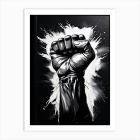 Fist Painting Art Print