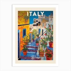 Bari Italy 2 Fauvist Painting  Travel Poster Art Print