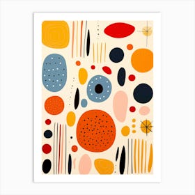 Abstract Circles Art Print